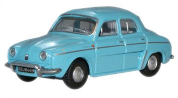 Oxford Diecast 1/76 Renault Dauphine Light Blue 76RD001