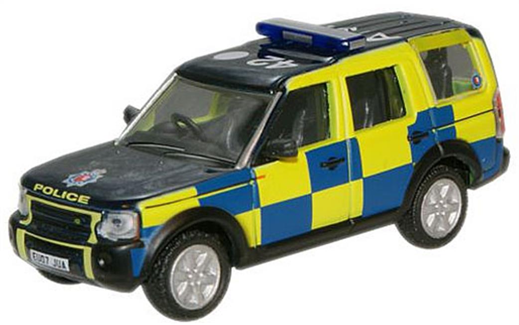 Oxford Diecast 1/76 76LRD001 Land Rover Discovery Essex Police