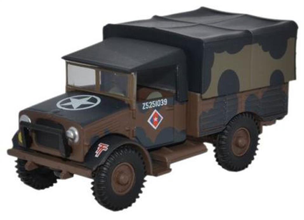 Oxford Diecast 1/76 76MWD001 Bedford MWD British Army Mickey Mouse