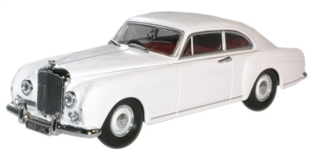 Oxford Diecast 1/43 BCF003 Bentley Continental Olympic White