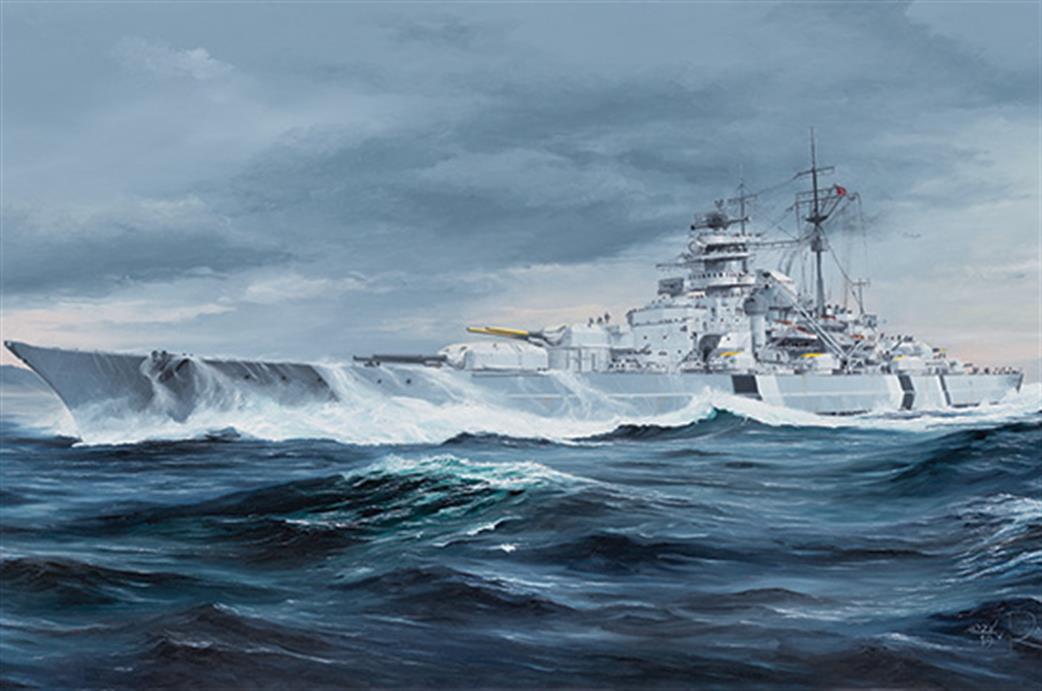 Trumpeter 05358 German Bismarck Battleship Kit 1/350