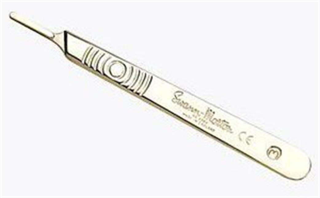 Swann Morton  9211 Number 3 Surgical Scalpel Handle with 5x No 11 Straight Blades
