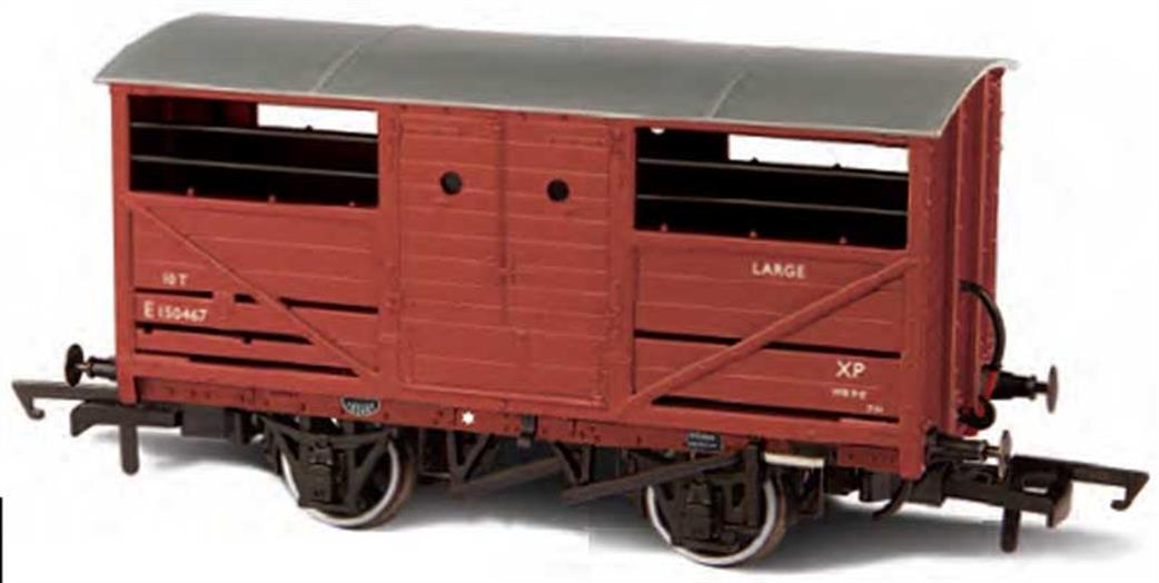 Oxford Rail OO OR76CAT001 BR ex-LNER Large Cattle Wagon BR Bauxtite
