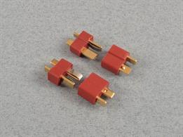 These high quality Deans Connectors are gold plated and are made from high temperature material to avoid deformation or melting under high current use or soldering.Rated current: 50AMax current: 100A