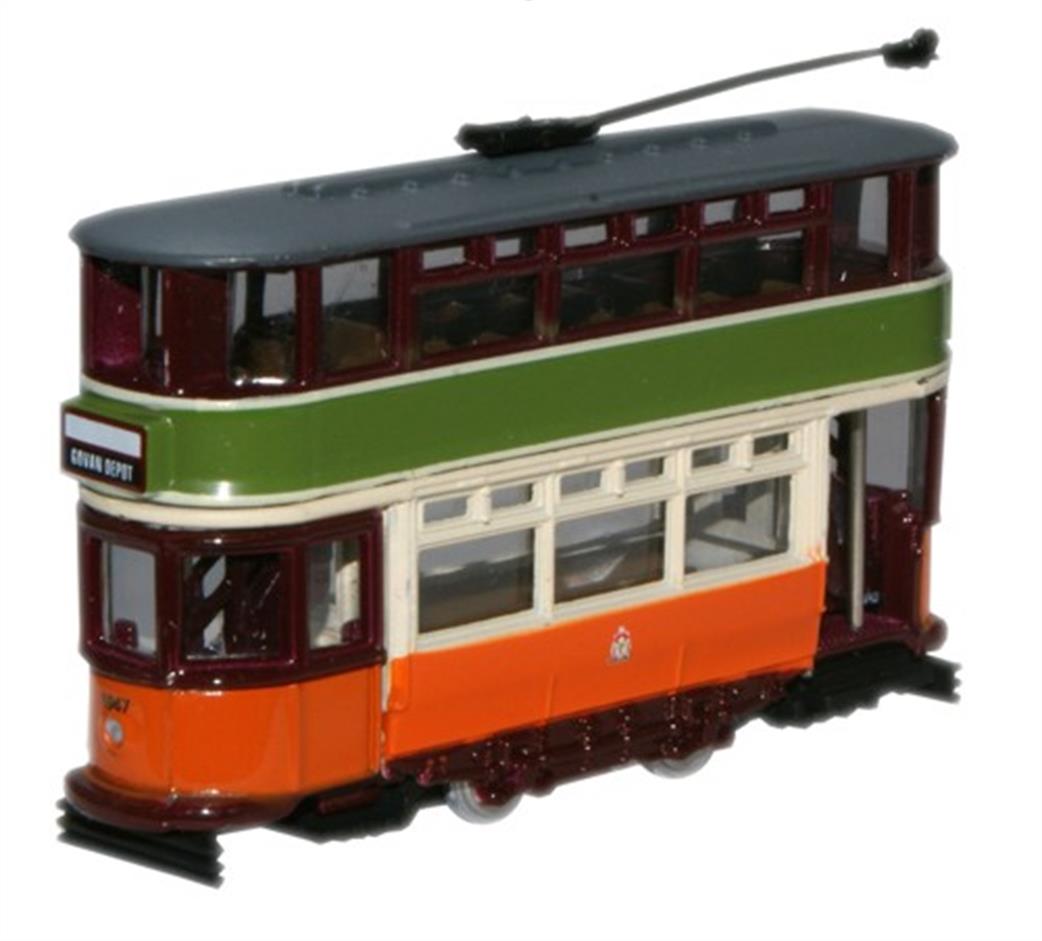 Oxford Diecast 1/148 NTR005 Glasgow Tram