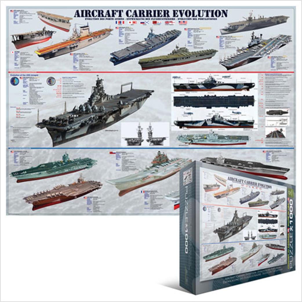 Eurographics  6000-0129 Aircraft Carrier Evolution 1000 Piece Jigsaw