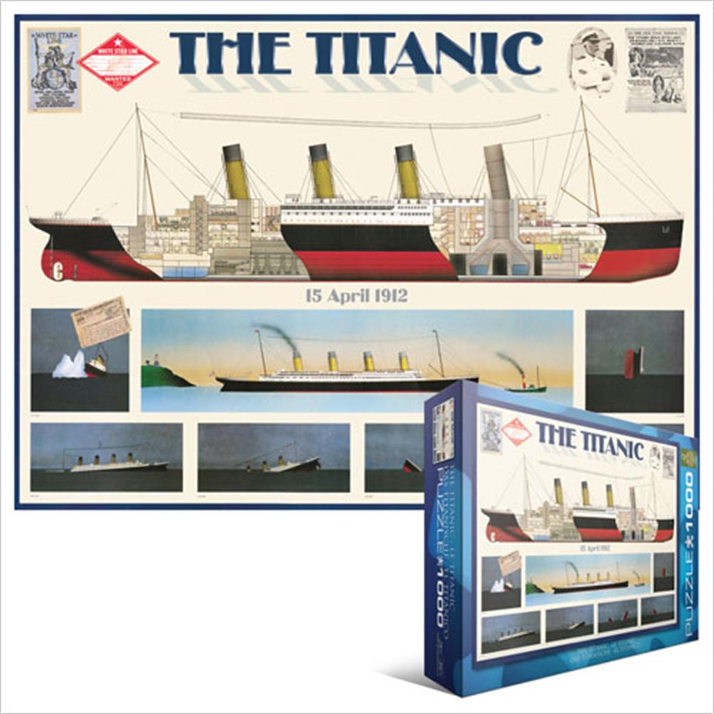 Eurographics  6000-3510 Titanic 1000 Piece Jigsaw