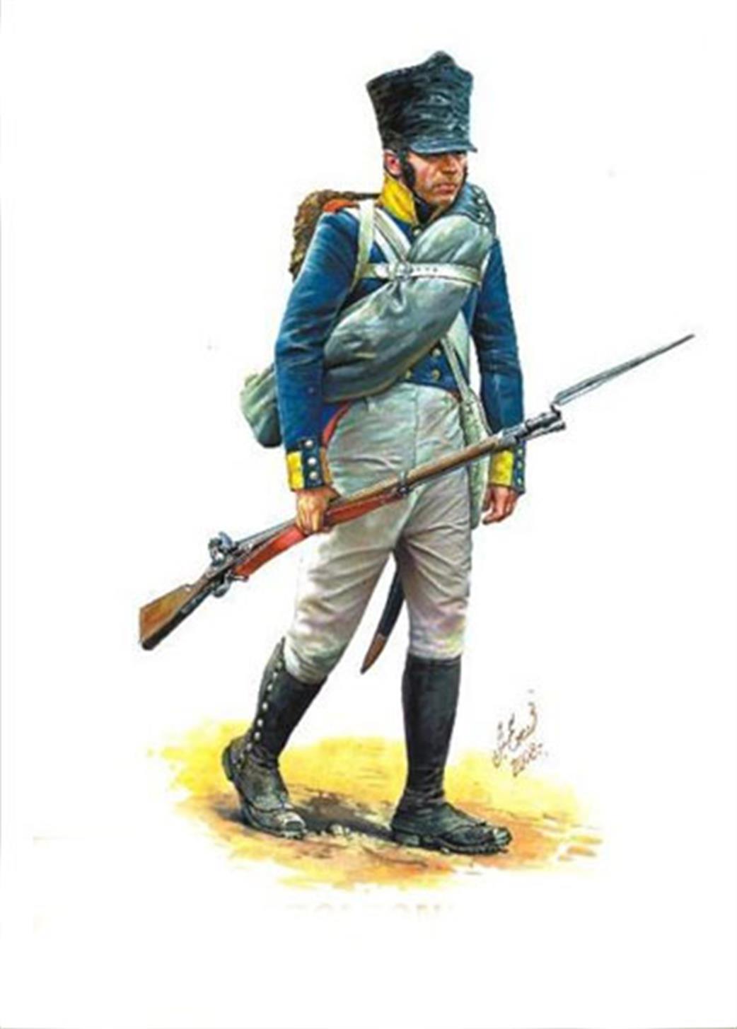 Hat 1/72 8255 Prussian Infantry Command 36 Unpainted Napoleonic Figures