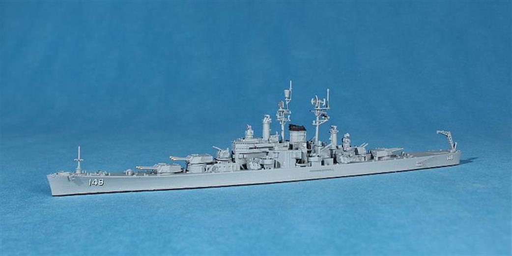 Navis Neptun 1/1250 2344 USS Newport News, a post WW2 heavy cruiser in 1967