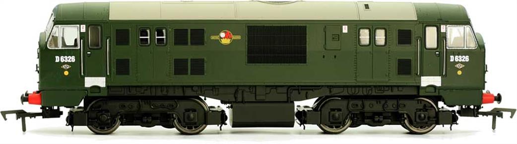 Dapol OO 4D-012-010S BR D6330 Class 22 NBL Type 2 B-B Diesel Hydraulic Locomotive BR Green with Headcode Discs DCC Sound