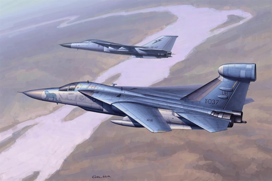 Hobbyboss 1/48 80352 EF-111 Raven US Airforce Electronics Aircraft Plastic Kit