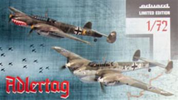 Limited edition kit of German WWII heavy fighter Bf 110C/D in 1/72 scale. Focused on machines from Battle of Britain campaign.