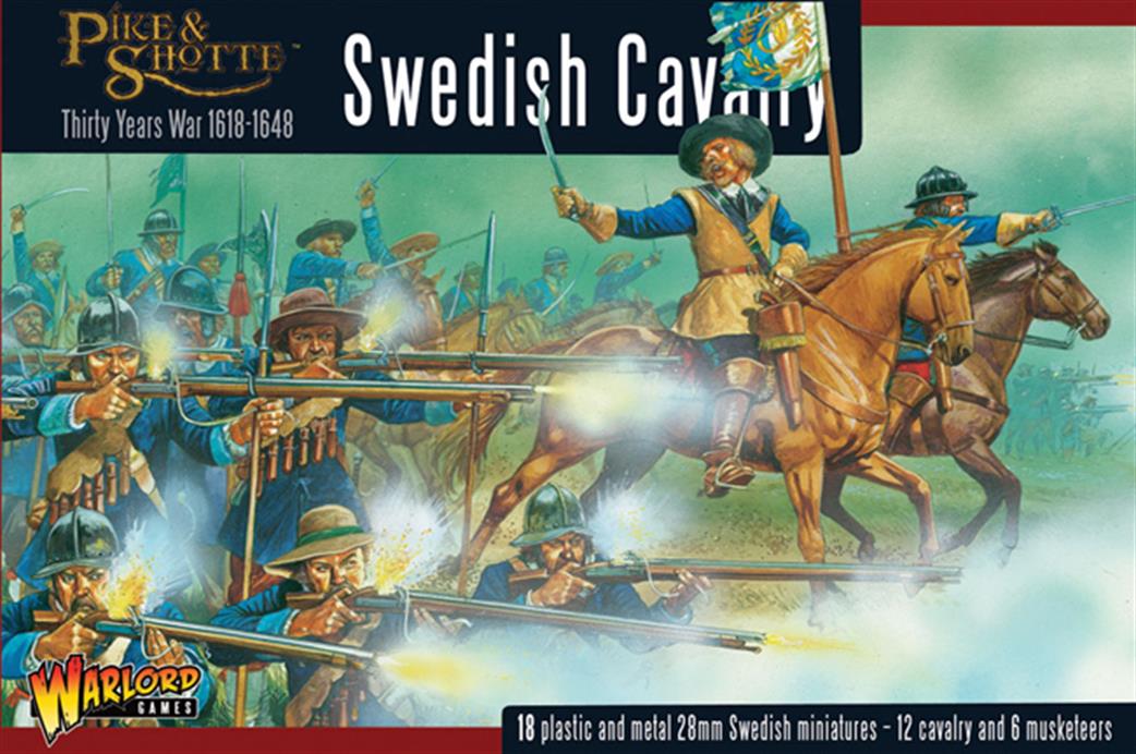 Warlord 28mm WGP-14 Swedish Cavalry (Pike & Shotte 30 Years War 1618-1648)
