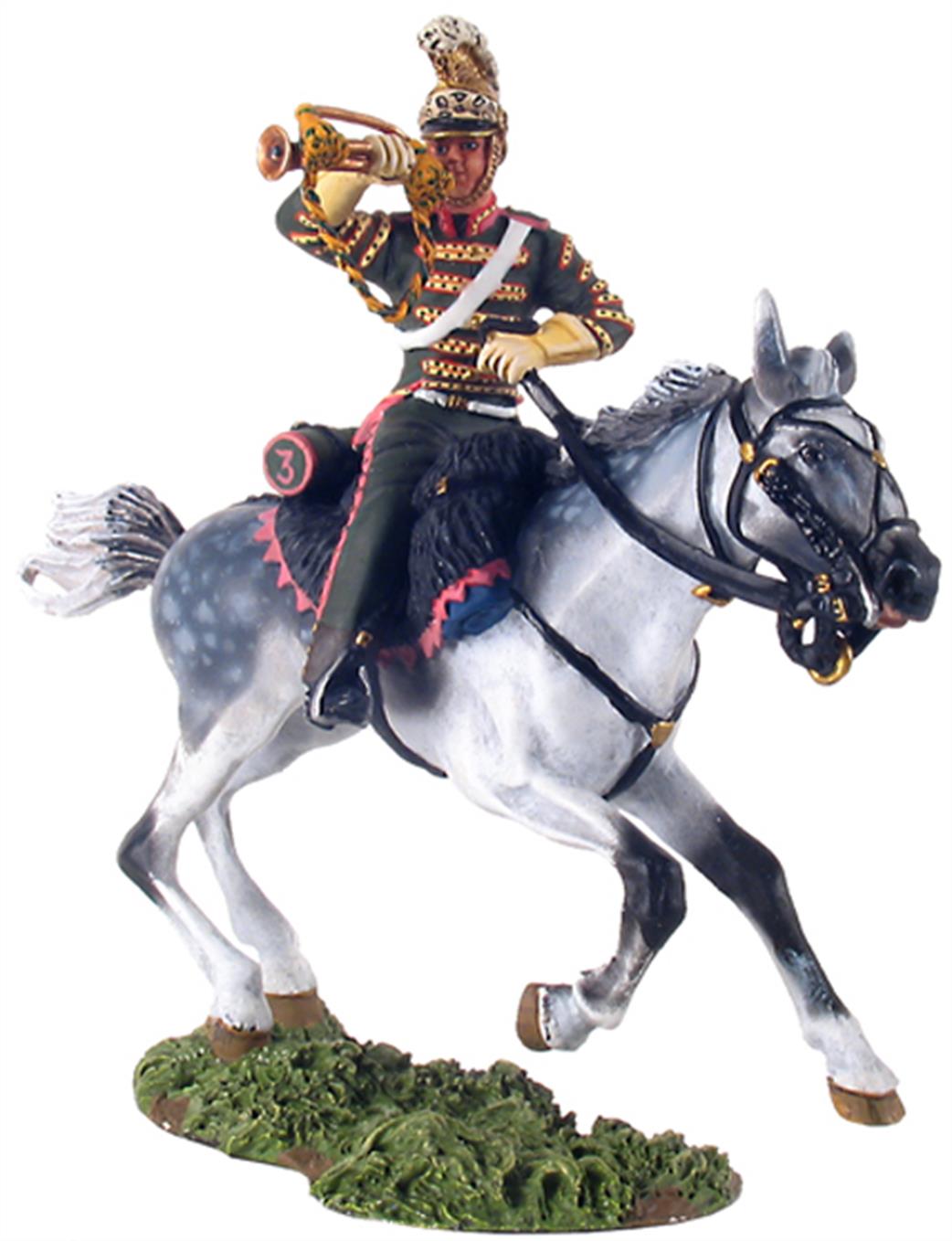 WBritain 1/30 36072 Waterloo French 3rd Lancers Bugler #1 Two Piece Set