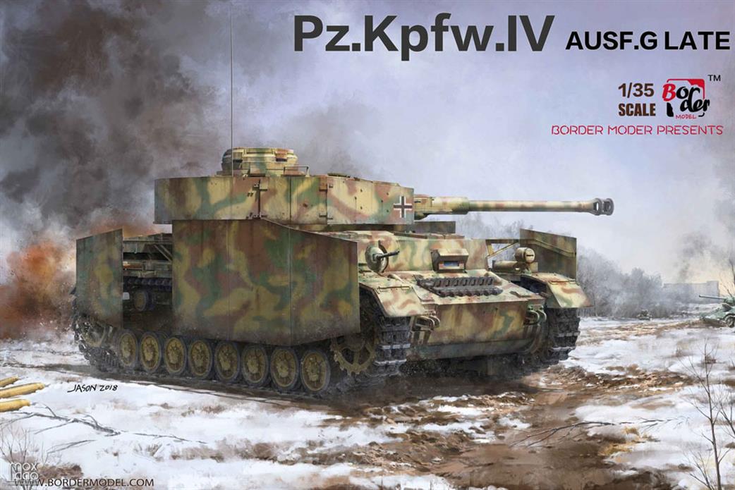 Border Models 1/35 BT-001 German PZ.KPFW.IV Ausf G  Mid/Late tank Kit