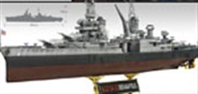 Academy 1/350 USS Indianapolis WW2 Cruiser CA-35 1945 Plastic Kit 14107Glue and paints are required to complete the model (not included)