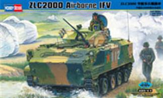 Hobbyboss 82434 1/35 Scale ZLC2000 Infantry Fighting VehicleDimensions - Length 164mm Width 70.9mm Height 70.8mm.The kit has in excess of 274 parts including a photo etched sheet of detailing parts and includes a decal sheet and detailed assembly instructions.Adhesive and paints are required to assemble and complete the model (not included).