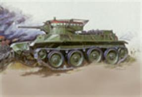 Zvezda 1/100 Soviet BT-5 Light Tank WW2 Snap Fit Kit 6129