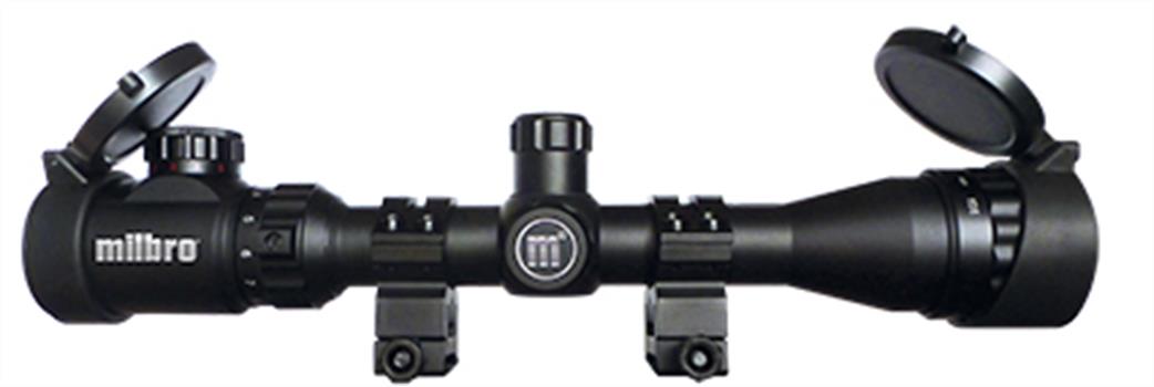 Milbro MIL3-9X50AOEG 3-9x40 Scope with Mounts