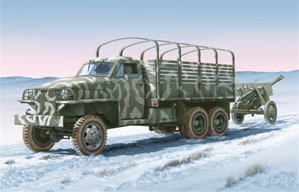 Italeri 1/35 6499 Russian Lend Lease US Truck & ZIS-3 Gun Kit