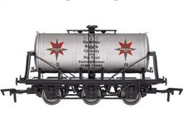 A special Brewery edition of the Dapol OO gauge 6-wheel tank wagon as beer tanker No.30 of the Dark Star Brewing Company.