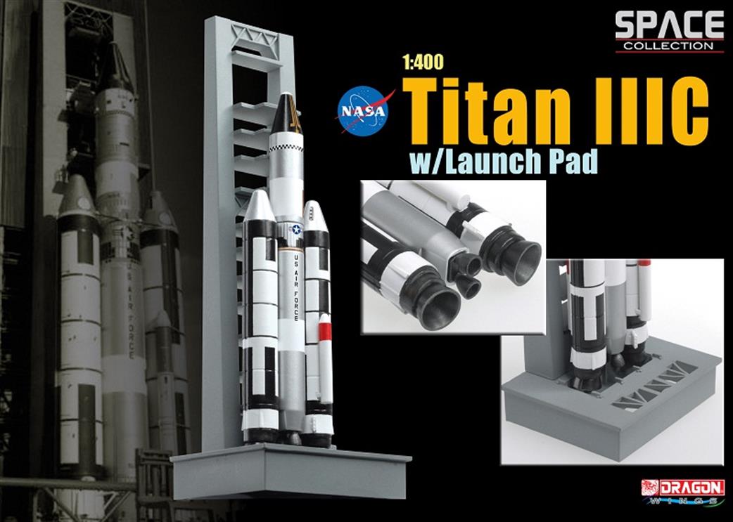 Dragon Wings 1/400 56228 NASA Titan IIIC on Launch Pad