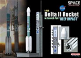 Dragon Wings 56243 USAF Delta II Rocket 'GPS-IIR-16' on launch Pad Deep Impact Comet Collider Mission