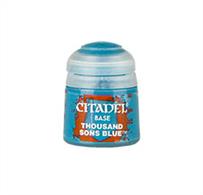 Citadel Base paints are high quality acrylic paints specially formulated for basecoating your Citadel miniatures quickly and easily. They are designed to give a smooth matte finish over black or white undercoats with a single layer.  All of our paints are non-toxic, water-based acrylic that are designed for use on plastic, metal, and resin Citadel miniatures. One pot contains 12ml of base paint.