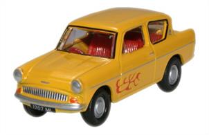 Oxford Diecast 1/76 Ford Anglia Yellow The Young Ones 76105008