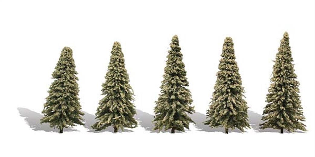 Woodland Scenics  TR3566 Classic Blue Needle Spruce Trees 2 - 3 1/2in Pack of 5