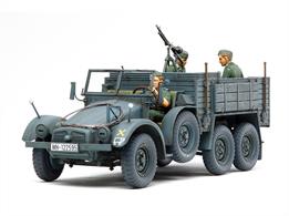 Tamiya 35317 1/35 Scale Krupp Protze Personnel Carrier with 3 FiguresLength 146mm