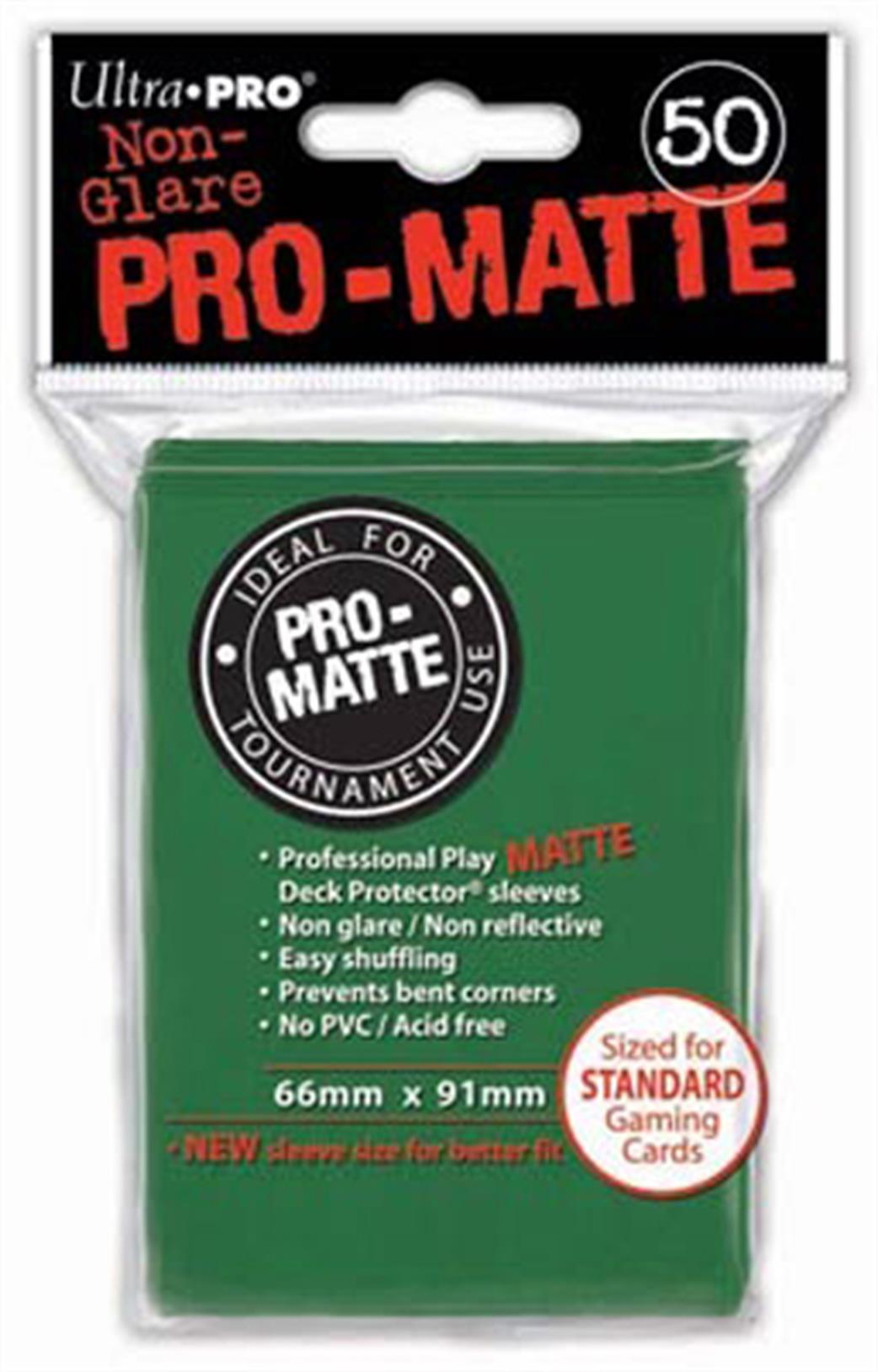 Ultra Pro 82652 50 Pro-Matte Green Deck Protectors
