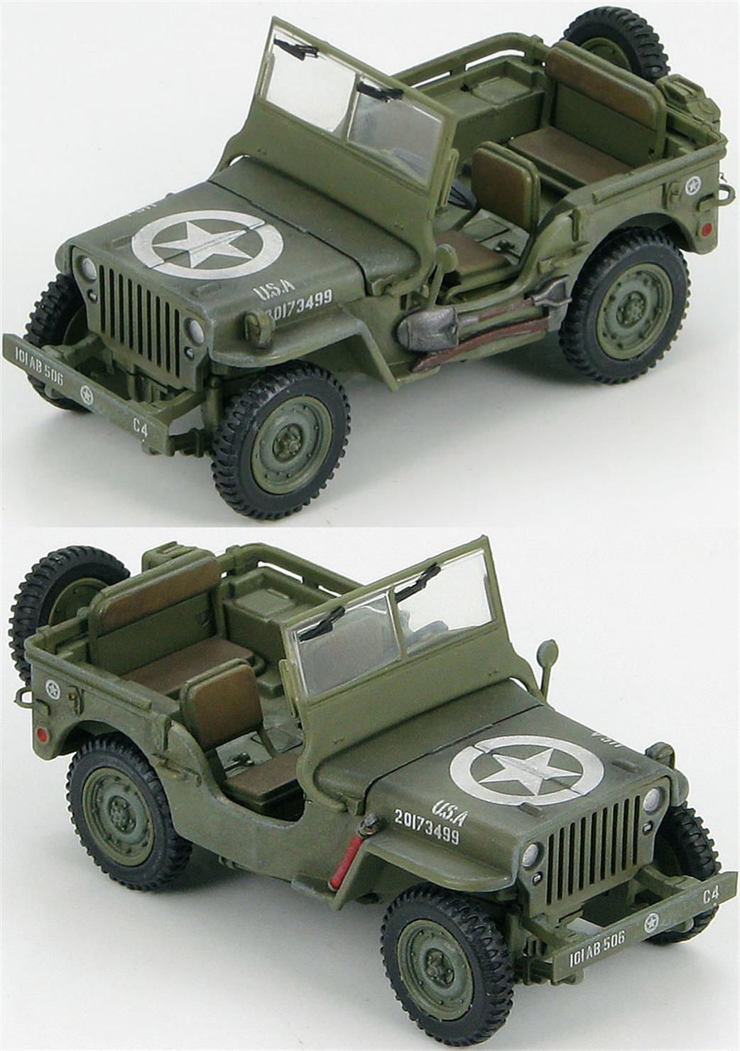 Hobby Master 1/48 HG1601 US Willys Jeep 101st Airborne iv., 506th A.B. Regiment, Company `C`, Normandy, 6 June 1944