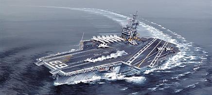 Italeri 1/720 USS Kitty-Hawk CV-63 Aircraft Carrier Kit 5522Model Length 450mm.Glue and paints are required.