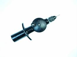 High quality ball raced shaft hand drill with ergonomic design suitable for right or left hand use.3-jaw chuck holds drills 0.4mm to 3mm.
