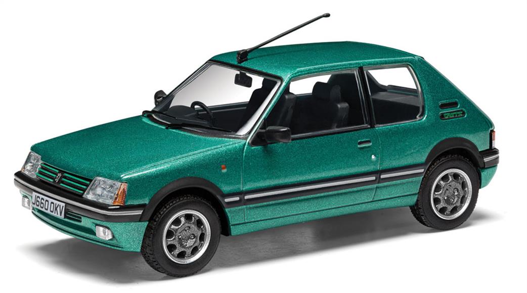 Corgi 1/43 VA12710 Peugeot 205 GTI Griffe Laser Green Diecast Car Model