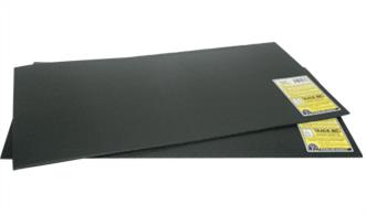 Pack of 6 sealed foam underlay sheets.These sheets are ideal for covering large areas of track in stations and yards. Rolls or strips of track bed material for plain track are also available with widths designed for N and OO/HO.Woodland Scenics underlay is a flexible closed cell foam material with a surface finish&nbsp;resembling a rubber sheet. This is a long-life material which remains flexible and won’t dry out or become brittle. It provides an excellent resillient track bed significantly reducing the transmission of sound and vibration from the trains through to the baseboard structure.Install Track-Bed with Foam Tack Glue, pin in place with Foam Nails.Each sheet measures&nbsp;24&nbsp;x 12 in. (600 x 300mm approx), 5mm thickness.