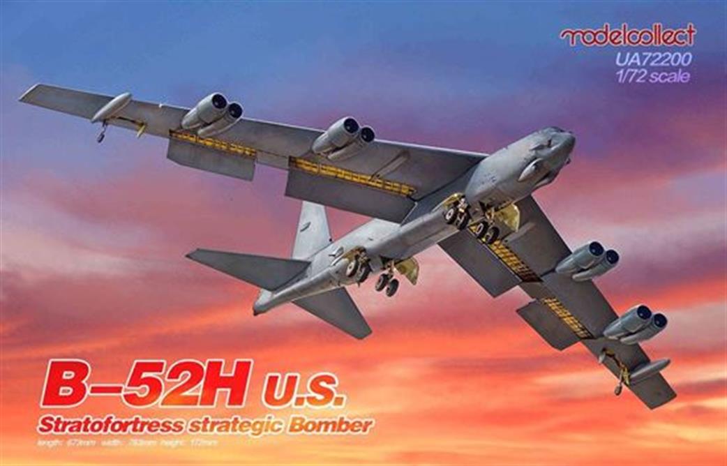 Modelcollect 1/72 72200 USAF B-52H Stratofortress Strategic Bomber Kit