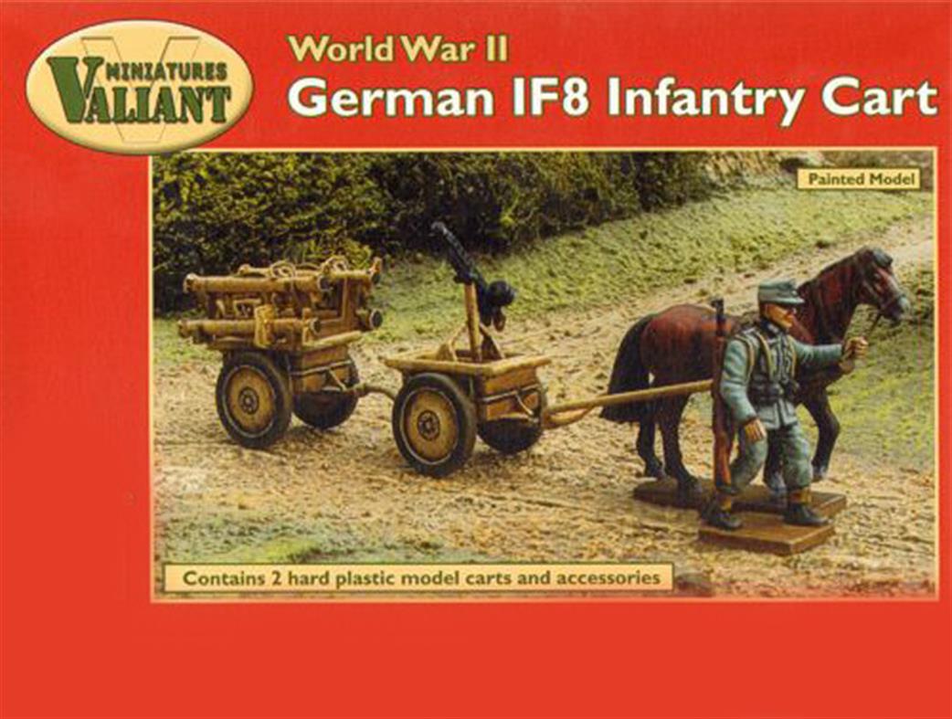 Valiant Miniatures 1/72 VM005 German IF8 Infantry Cart WW2 Plastic Kit