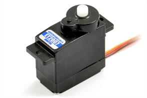 Etronix have added the ubiquitous micro servo to their expanding range with a 9g and 7g unit. These lightweight, yet powerful servos provide excellent torque and speed making them the ideal choice for small electric flight models and similar applications