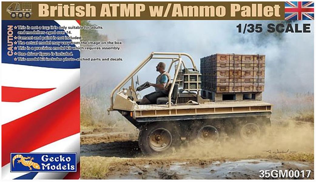 Gecko Models 1/35 35GM0017 British ATMP w\Ammo Pallet