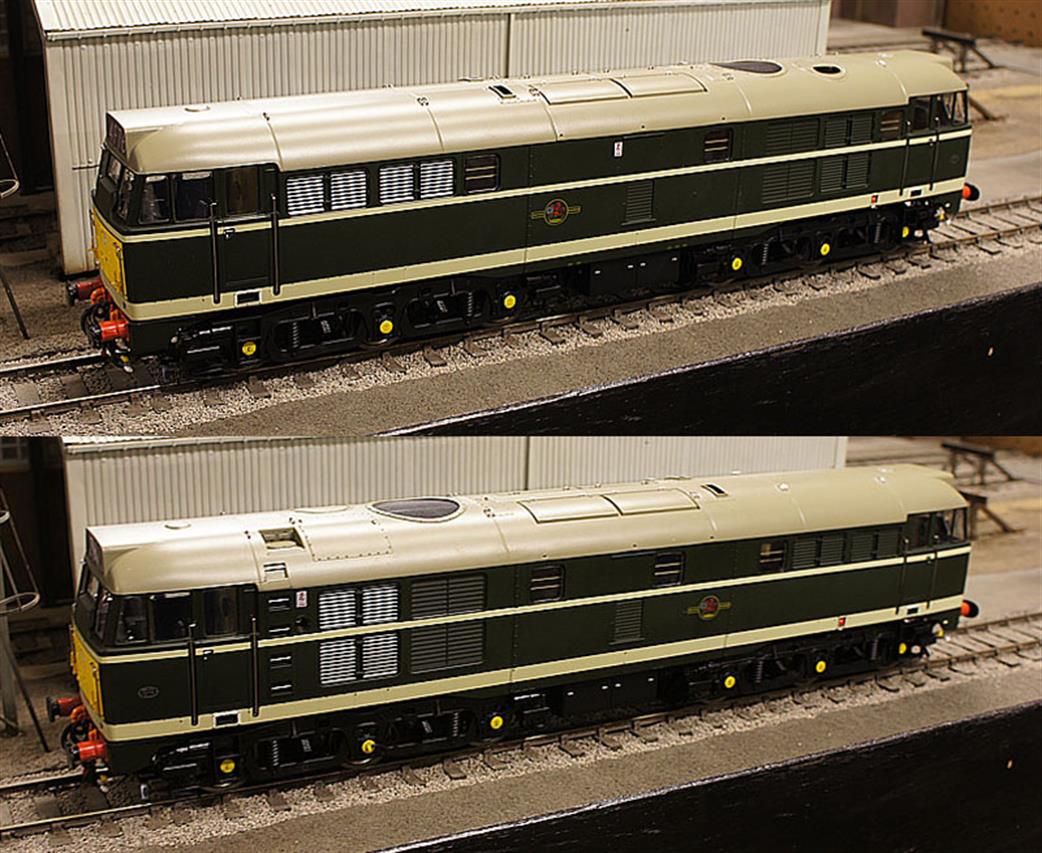 Heljan O Gauge 3104 BR Class 31 BR Green Small Yellow Ends Unnumbered