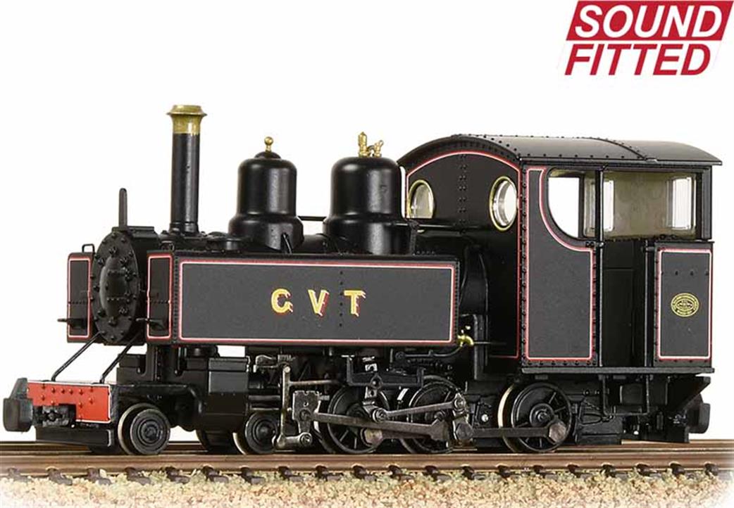 Bachmann OO9 391-029SF Glyn Valley Tramway ex-WD Baldwin 4-6-0T Locomotive GVT Lined Black (Sound Fitted)