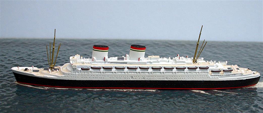 Mercator 1/1250 M510 Conte di Savoia, Italian transatlantic liner, 1930s