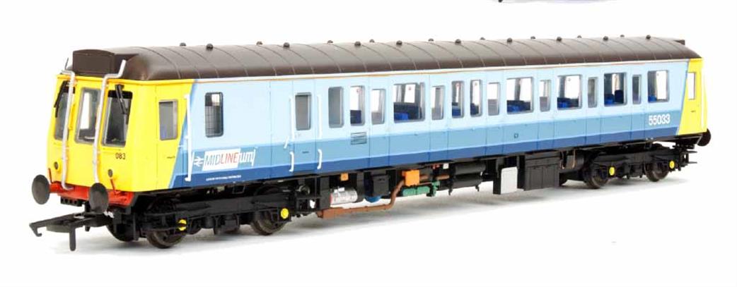 Dapol OO 4D-009-008 West Midlands Midline 55033 Class 121 DMU Train Midline Livery