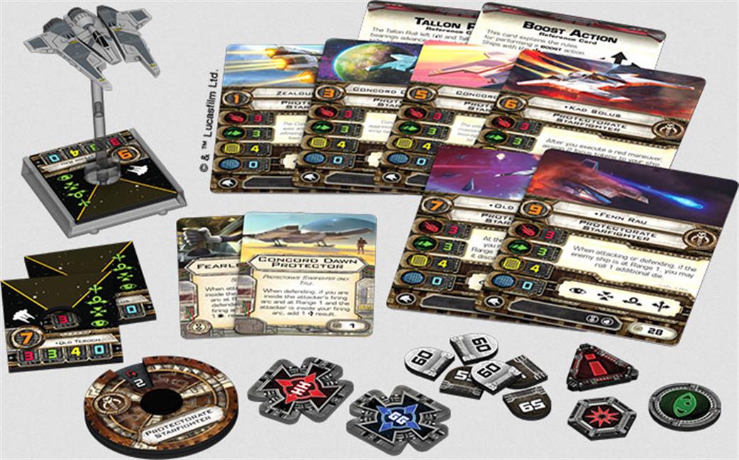 Fantasy Flight Games  SWX55 Protectorate Starfighter Expansion Pack from Star Wars X-Wing