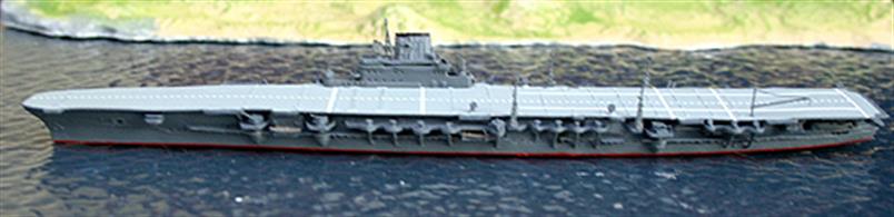 A 1/1250 scale secondhand model of IJNS Taiho by Optatus OPT-S5 in excellent original condition and in the original box.Taiho was an impressive warship which never had an opportunity to fulfil its potential as it was sunk by a US submarine on its first mission..