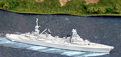 A 1/1250 scale second-hand model of La Tour D'Auvergne by Argonaut A416 in light grey. This model is in excellent original condition, see photograph.