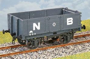 Kit to build a detailed model of the North British Railway Jubilee type open coal wagon.A classic late Victorian design of 1887 widely used in Scotland until nationalisation. In addition to the North British company many were built for private owners and collieries with some still in service in the early British Railways period.Supplied with metal wheels and 3 link couplings.