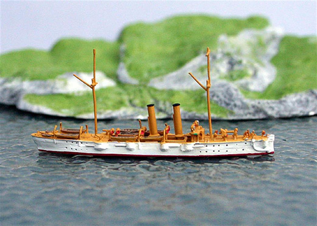 Saratoga Model Shipyard 1/1250 SMY48 USS Detroit, C-10, light cruiser, 1898